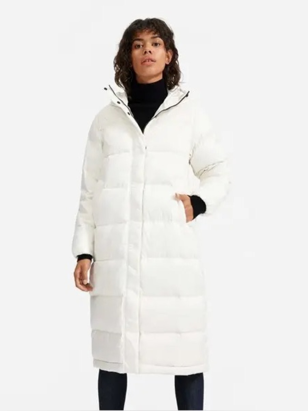 The Re:Down® Sleeping Bag Puffer in bone from Everlane size small recycled down